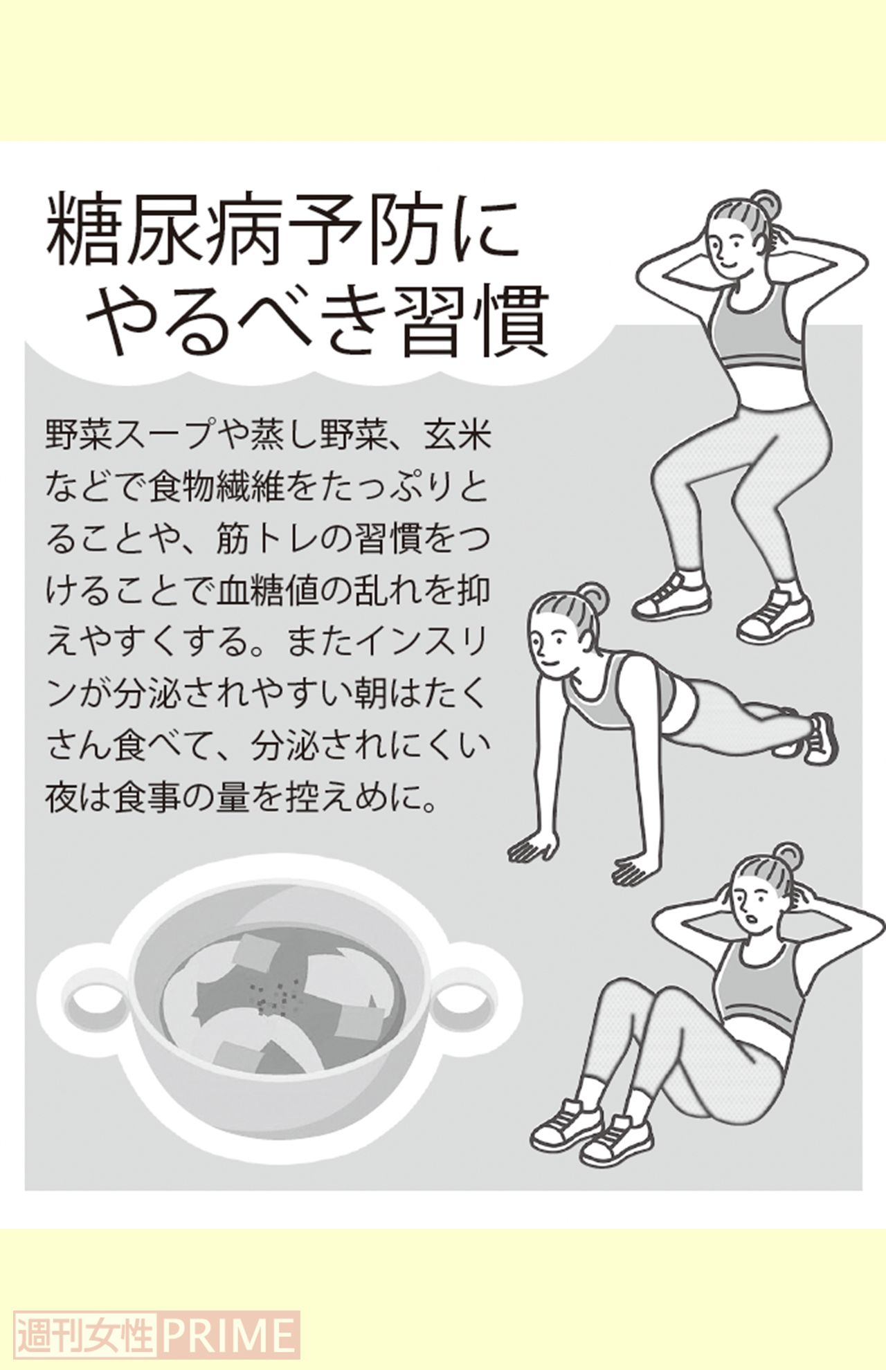 糖尿病予防にやるべき習慣