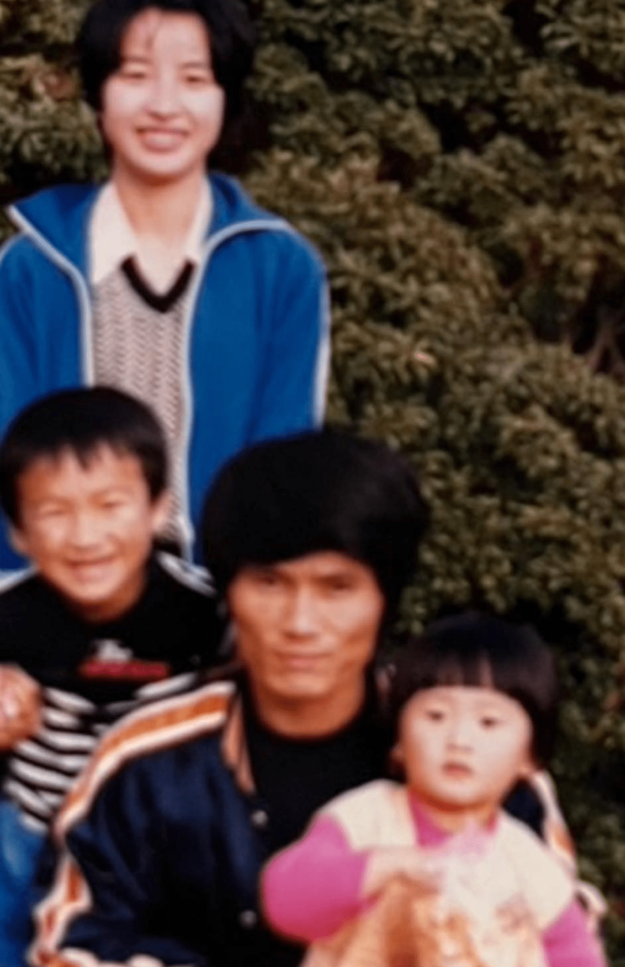 3歳のときの家族旅行のカット