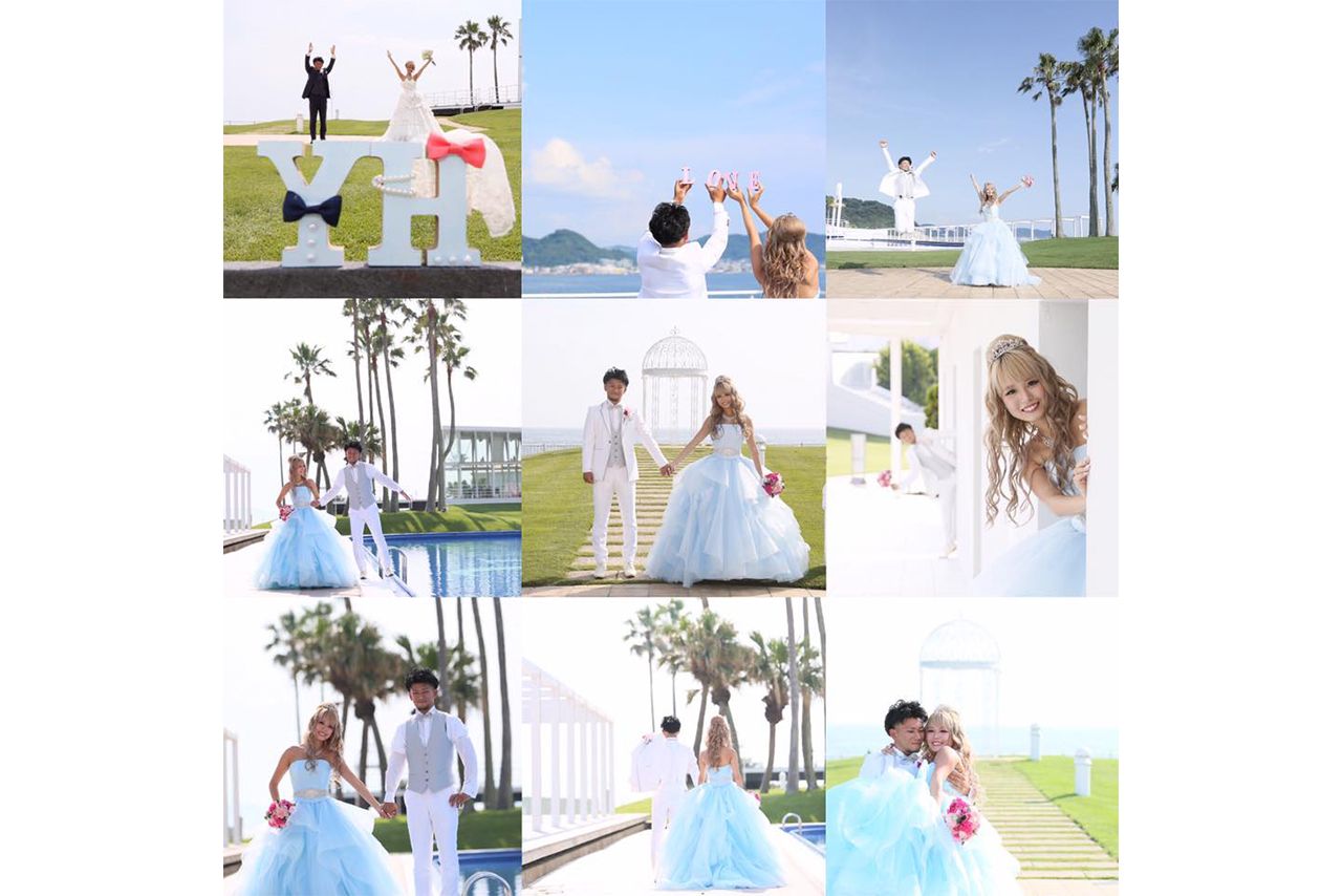 初音さんはSNSに結婚式の幸せいっぱいの様子をアップしていた…