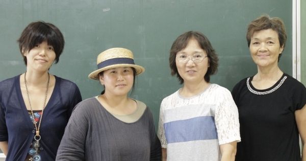  『「名護で話そう、政治や憲法のこと。」の会』立ち上げメンバーのお母さんたち