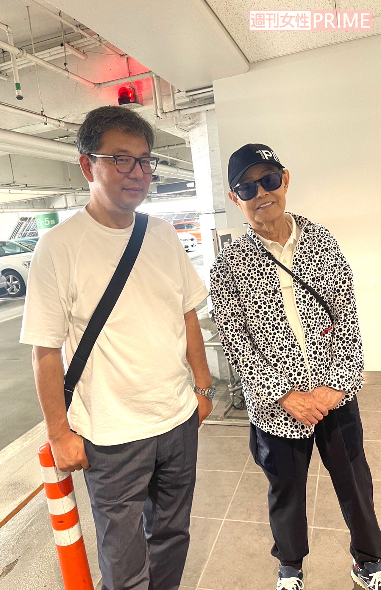 鈴木奈々ちゃんのお父さんと加トちゃんの3人でお出かけしました　撮影／加藤綾菜