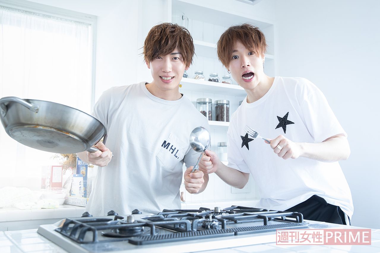 (左)サンウ、(右)ルイ　撮影／廣瀬靖士