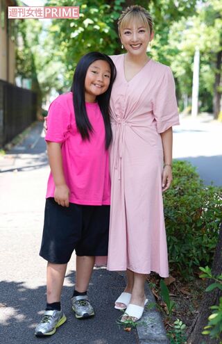 山田まりやと息子の宗徳くん