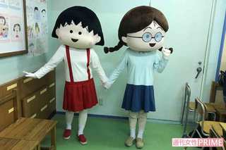 ちびまる子ちゃんランドでは、好きなキャラクターと毎日記念撮影することが可能