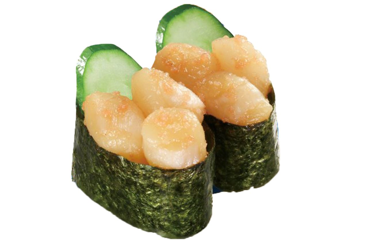 【くら寿司のおすすめネタ】小柱梅かつお軍艦 115円（くら寿司WEBサイトより）	