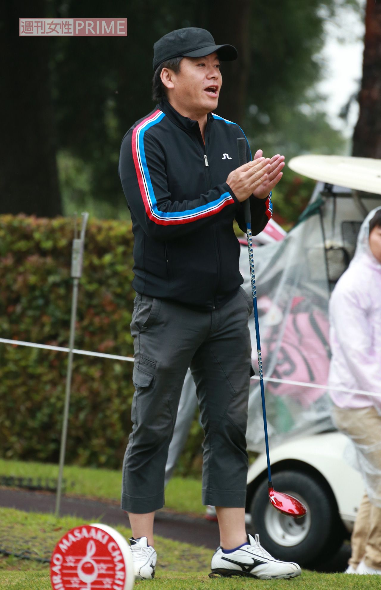 2014年、『たかの友梨CUP』チャリティーゴルフに参加した堀江貴文氏4