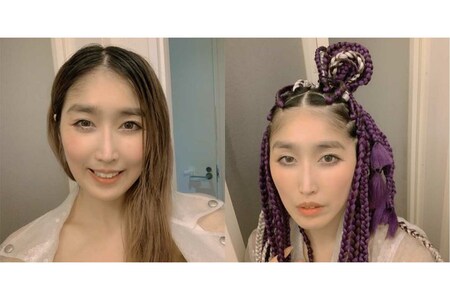 画像は峰なゆかさんのビフォーアフター（公式SNSより）。これは周りが黙るやつ!