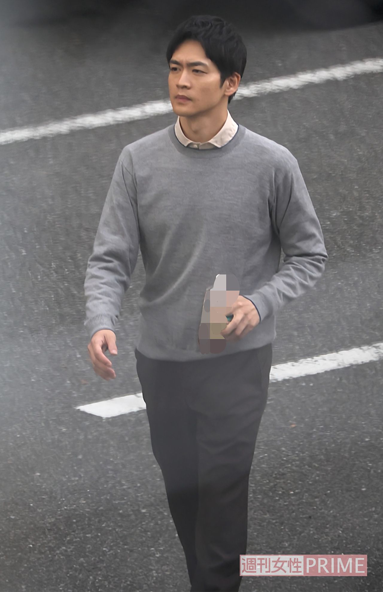 10月、ドラマ『いちばんすきな花』の撮影に向かう松下洸平