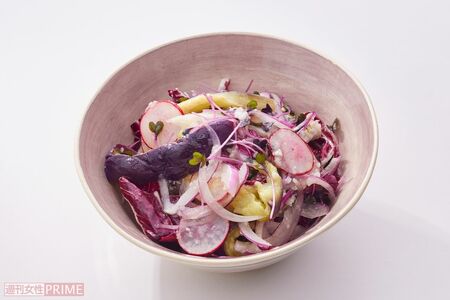 なすの塩こうじドレッシングサラダ　撮影／廣瀬靖士