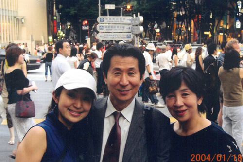 上京当初、心配した両親が福岡からみどりさんに会いに来た