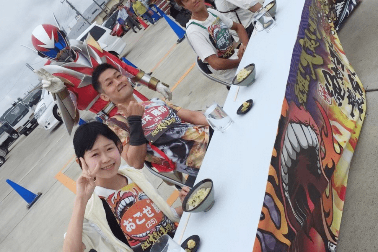 『大食い王決定戦』に出場した際のMAXさん