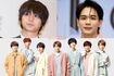 左上から伊野尾慧(Hey!Say!JUMP)、豆原一成(JO1)、なにわ男子(なにわ男子の写真は『ISLAND TV』より)