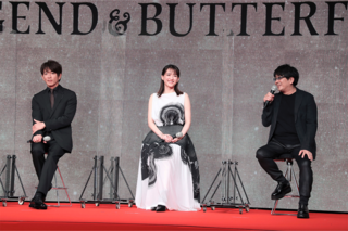 今年6月に行われたTHE LEGEND & BUTTERFLY制作発表会にて
