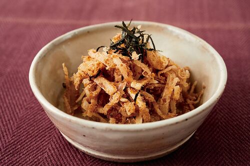 大根とかつお節のサラダ