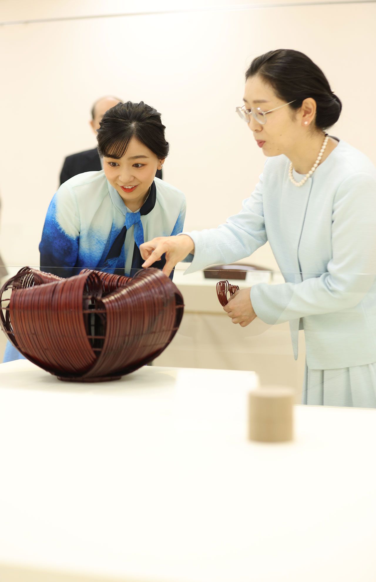 9月3日、自身が総裁を務める日本工芸会が主催する第73回日本伝統工芸展を観覧された佳子さま