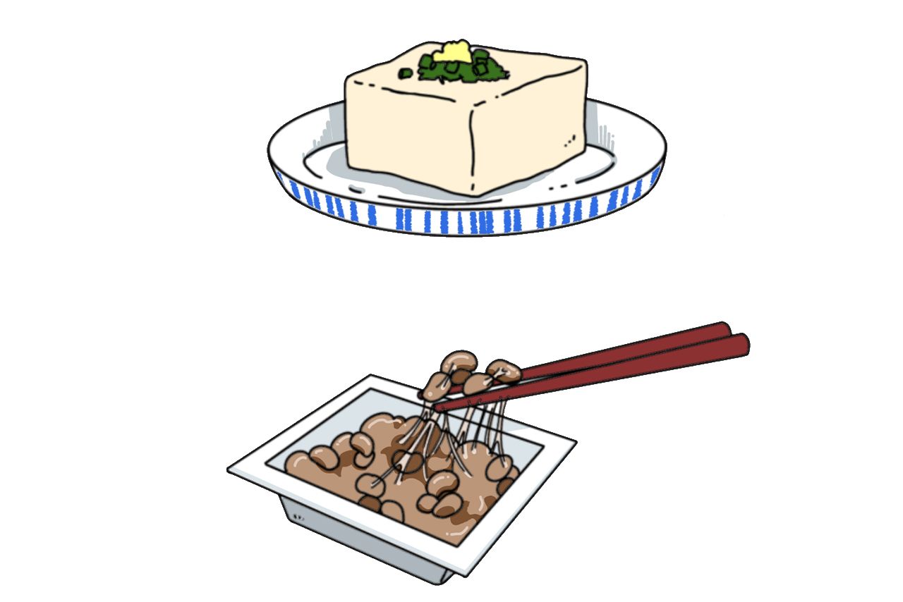 ボケない食事習慣6「豆腐や納豆を1日1回」※写真はイメージです