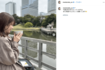 特定されないように工夫してる?田中萌のプライベートショット(公式インスタグラムより)