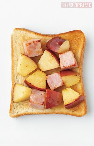 りんごベーコンソテー