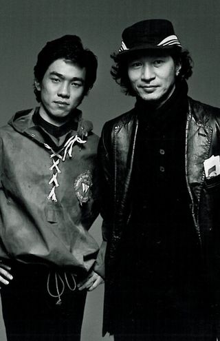 内田裕也さんとBOROさん（デビュー当時）