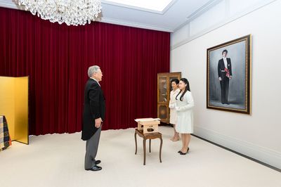 守谷絢子さんの『納采の儀』で高円宮邸を訪れた使者は、守谷慧さんの親族で元病院長だった（'18年8月）