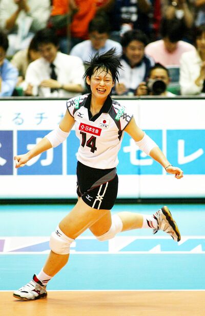 大山加奈の現役時代（大山加奈公式インスタグラムより）