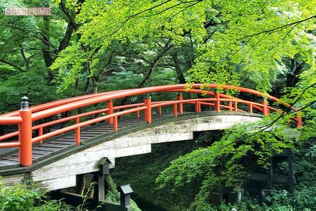伊香保温泉にある河鹿橋　撮影／編集部