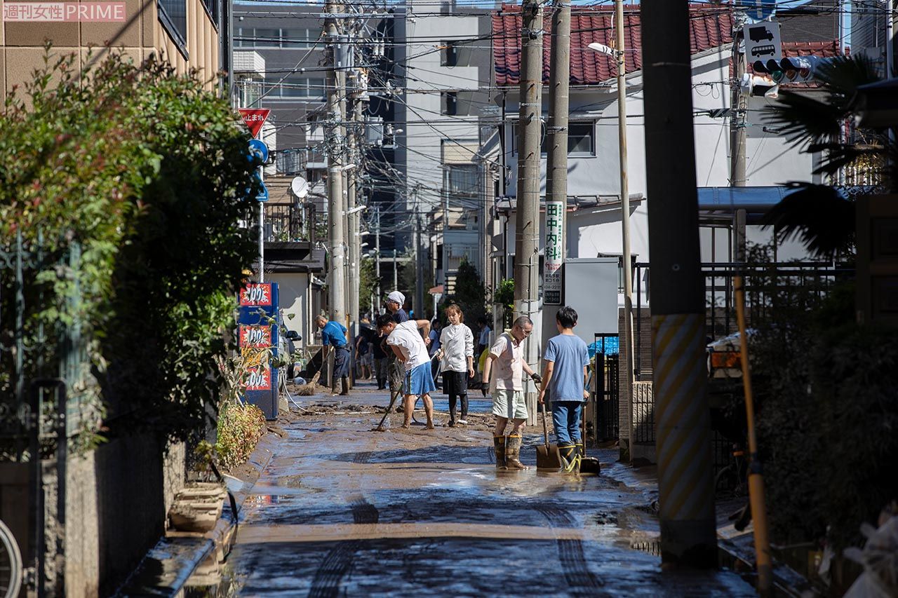 昨年10月の台風で東京・武蔵小杉は水浸しに