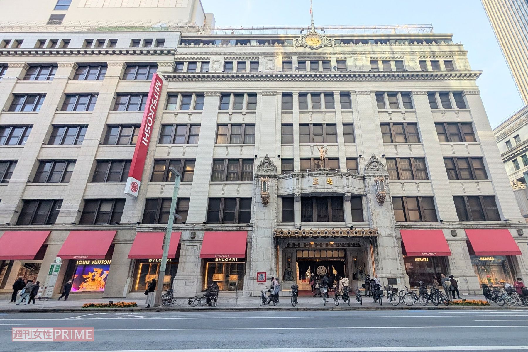 日本橋三越本店の外観　撮影／編集部