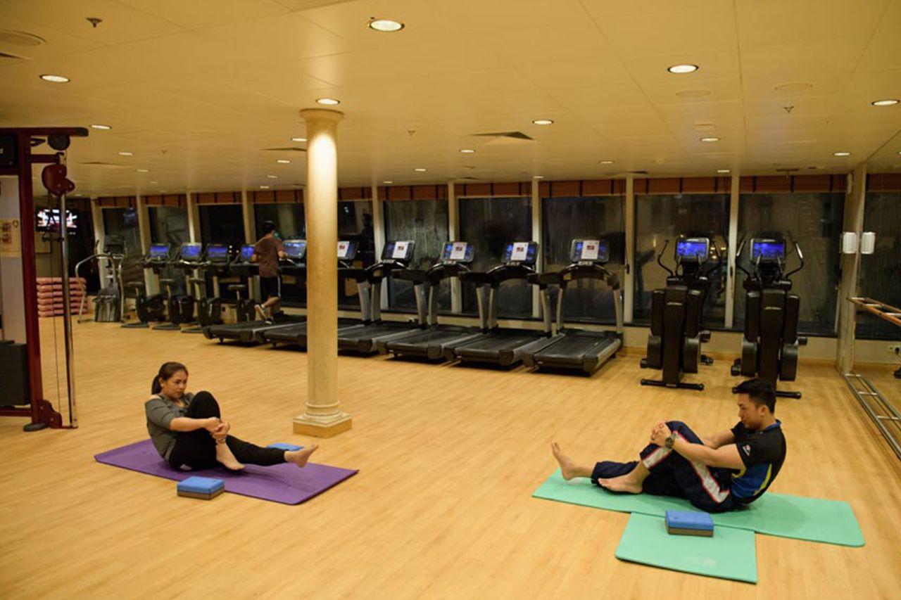 スーパースター ヴァーゴの船内（5）フィットネスジムも無料　撮影／渡邉智裕