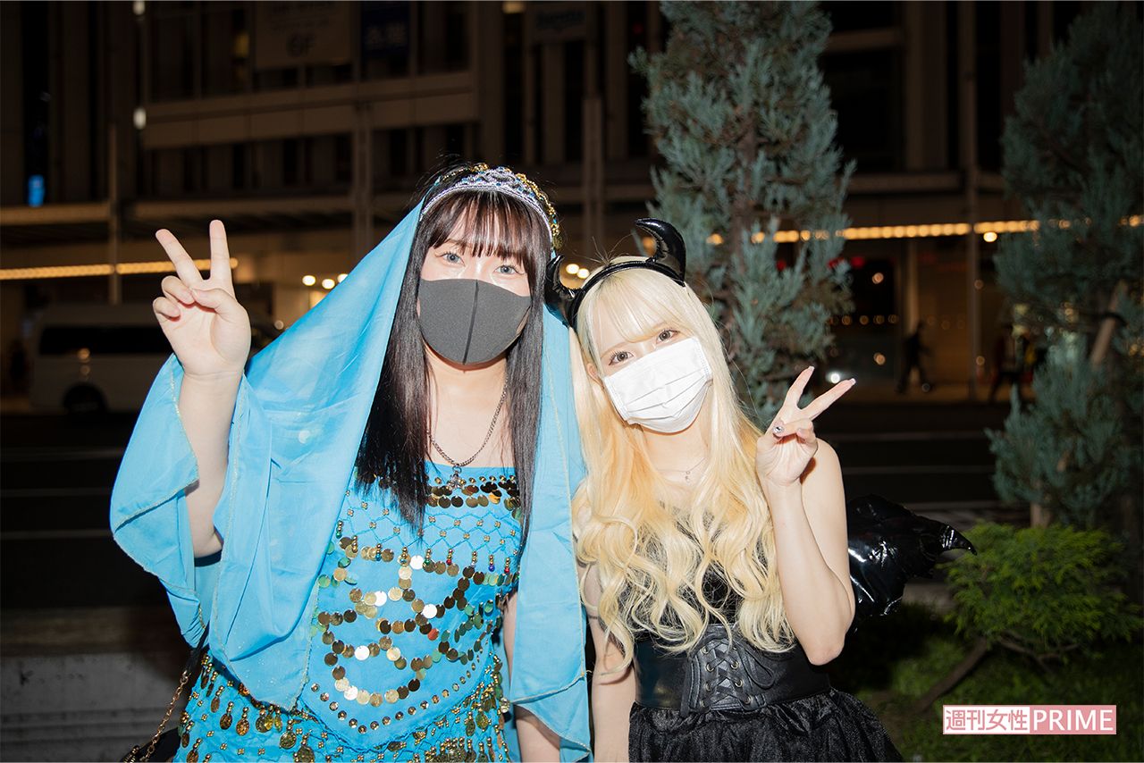 渋谷ハロウィーンの様子（10月31日撮影）