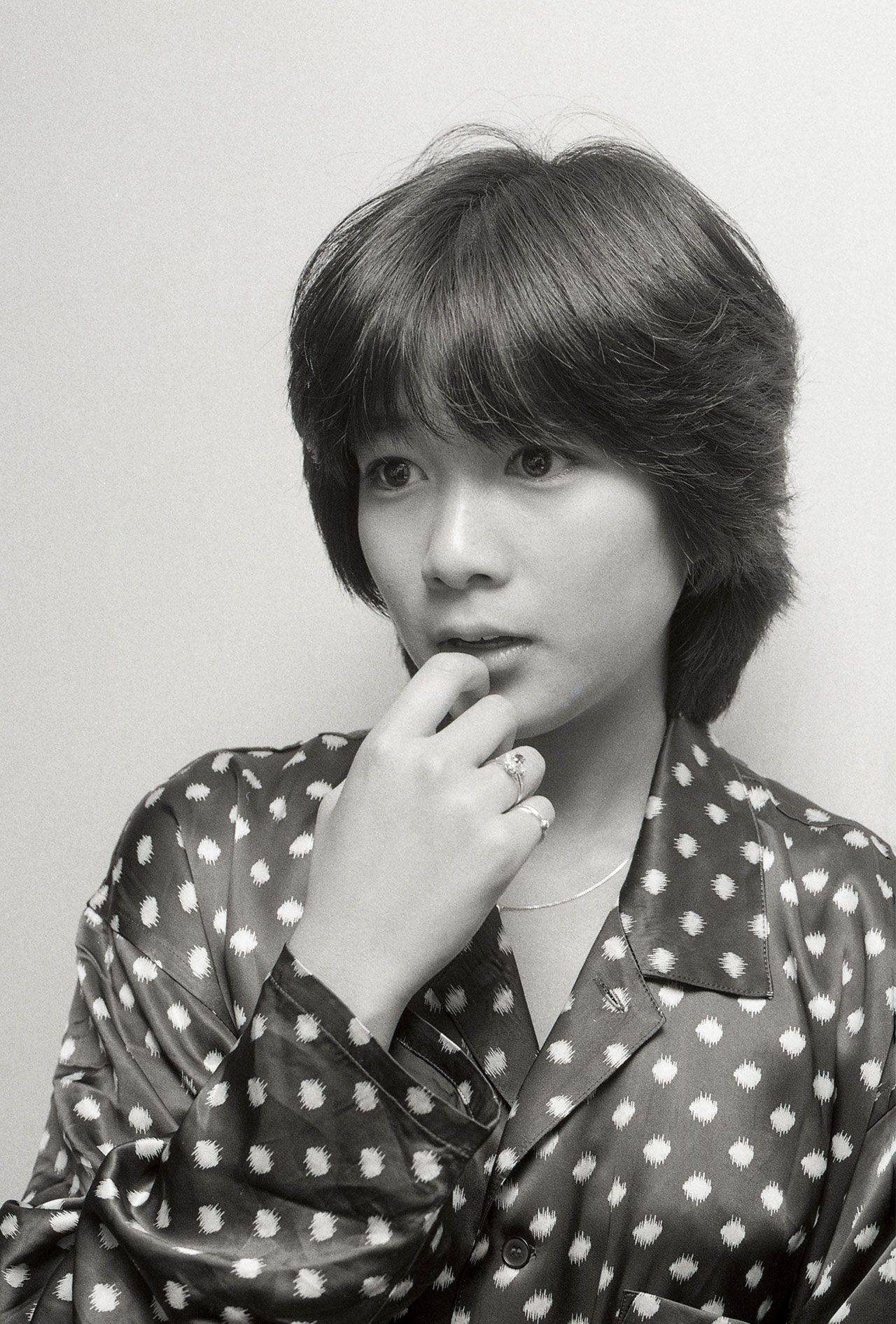 1986年7月、『週刊女性』のインタビューに答える堀ちえみ。19歳のころ