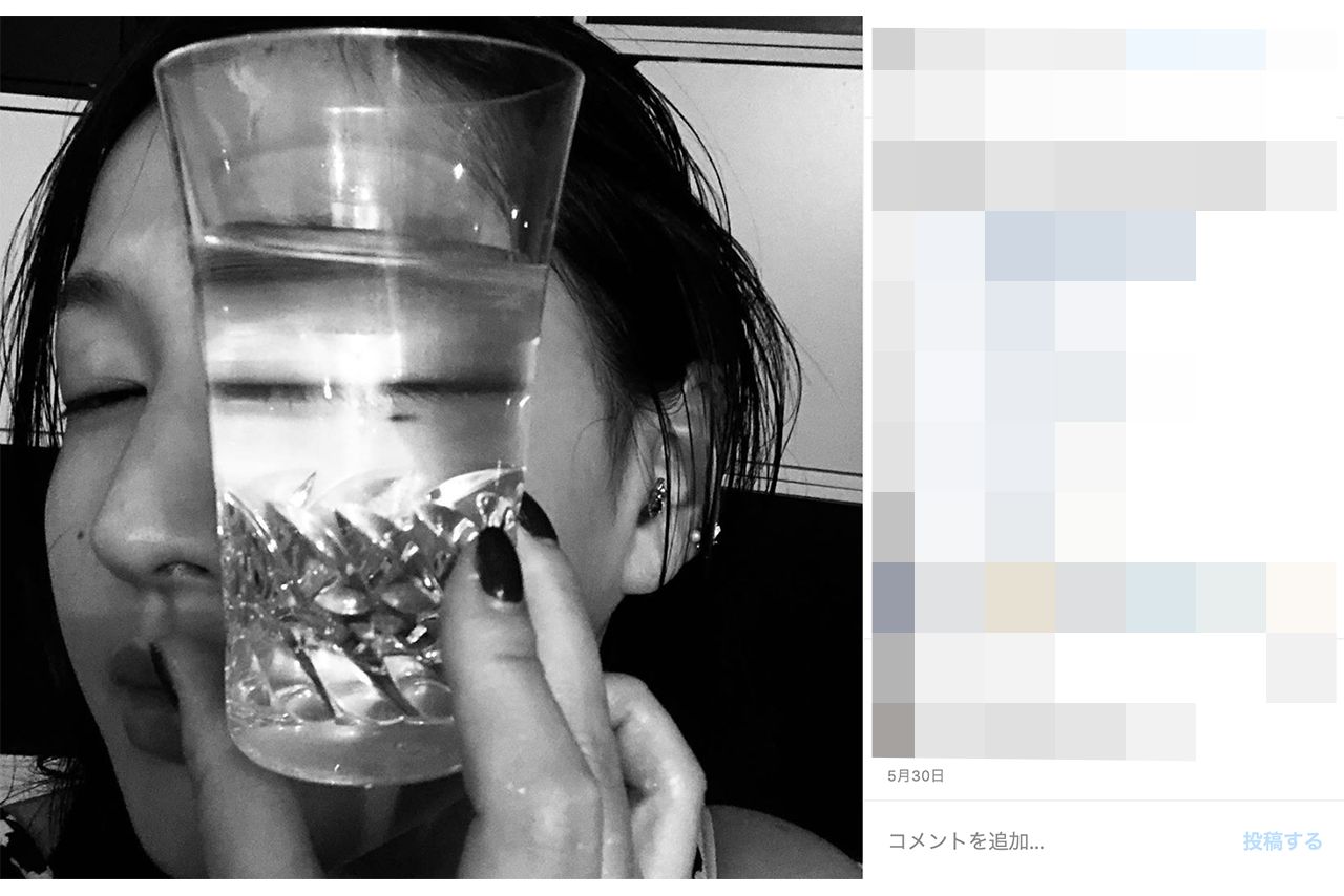 芦名星さんのものと思われるインスタグラム