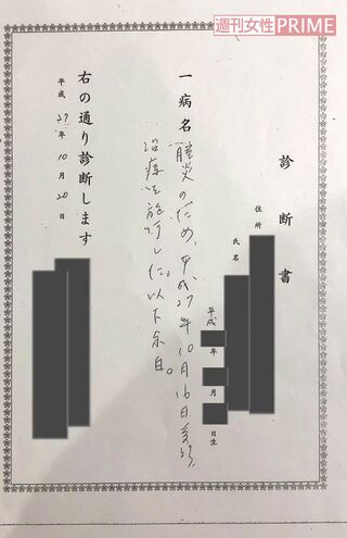 婦人科での膣炎の診断書