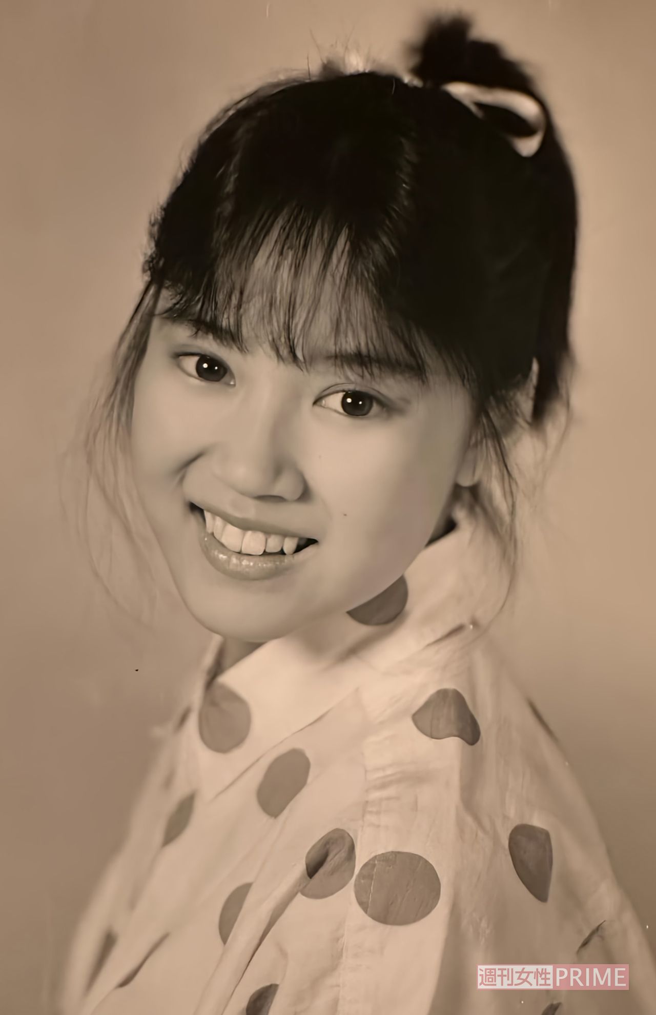 アイドル時代の大西結花さん　　写真／本人提供