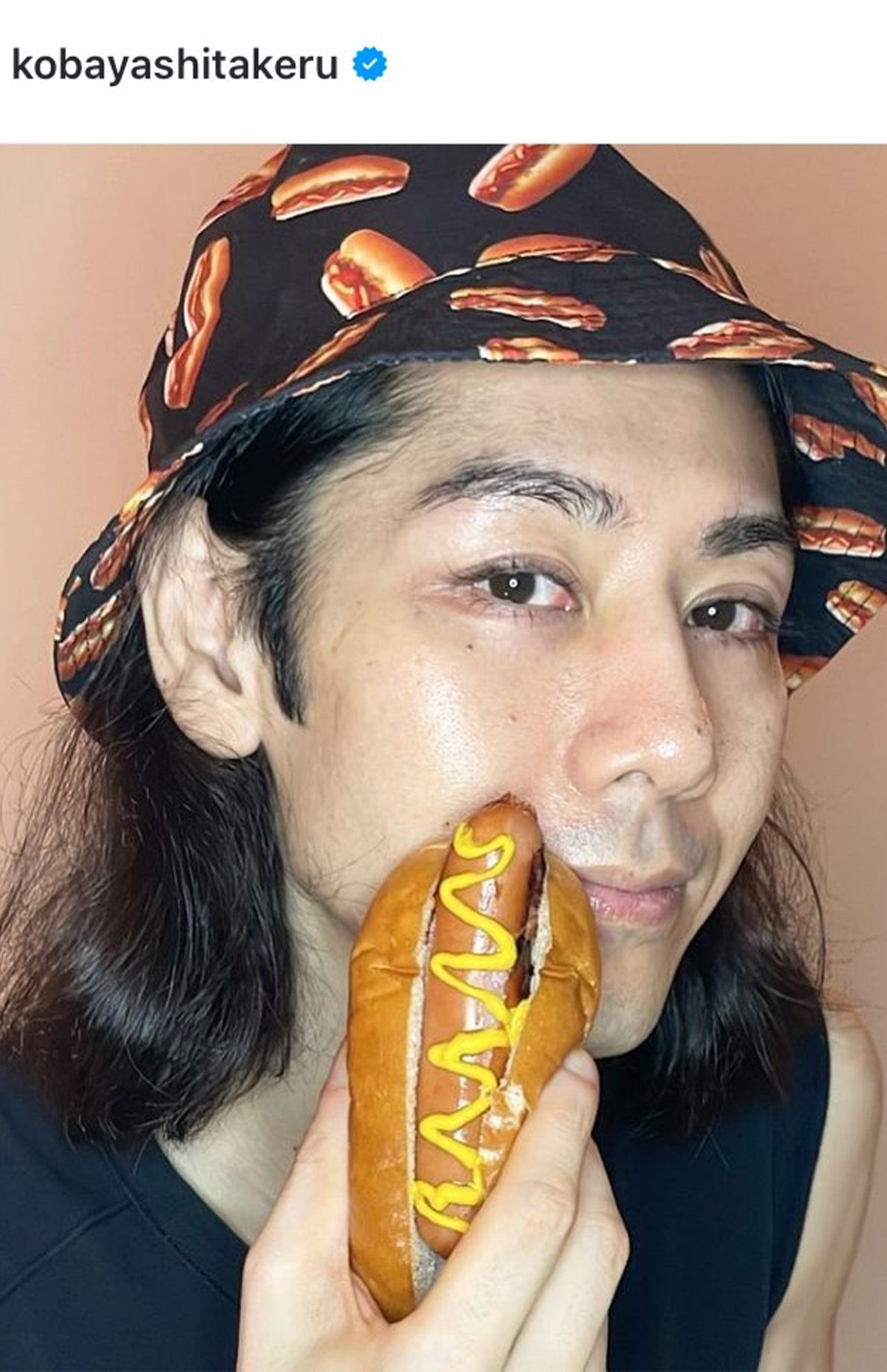 フードファイターの小林尊。アメリカで抜群の知名度を誇る（本人のインスタグラムより）