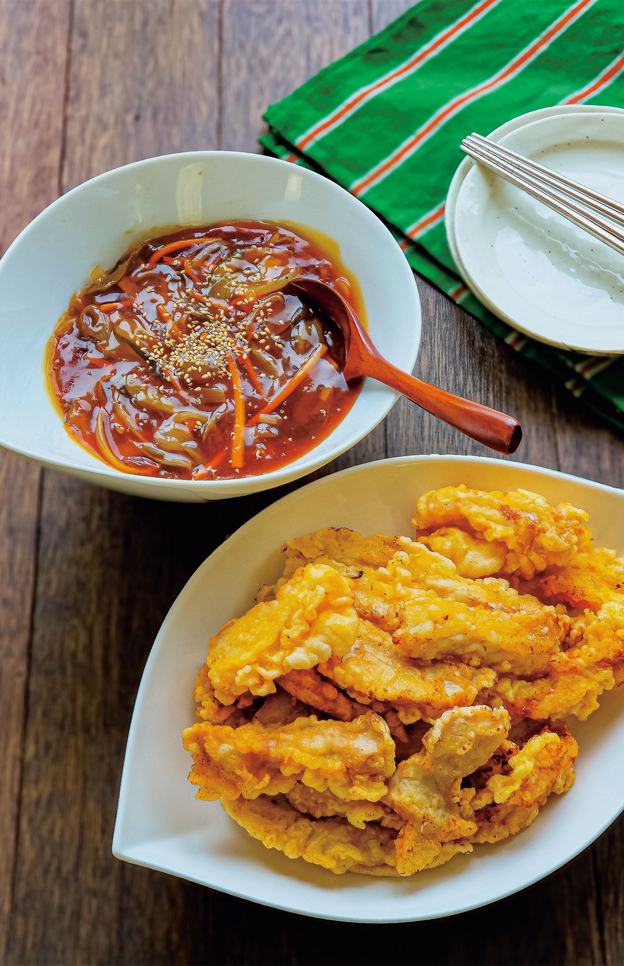 タンスユク（韓国式酢豚）