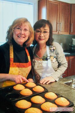 今もレシピを習っているという恩師・シャロルさんと