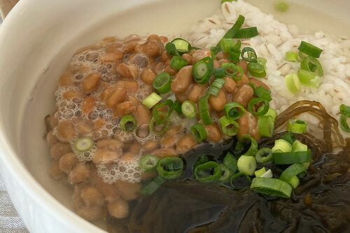 ねばねばスープかけご飯