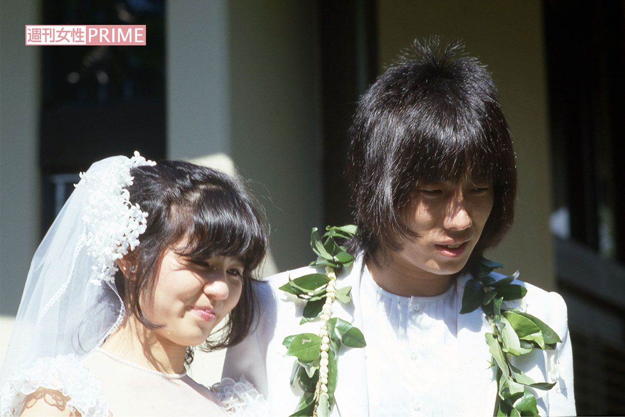 長渕剛と石野真子のハワイでの結婚式（1982年）