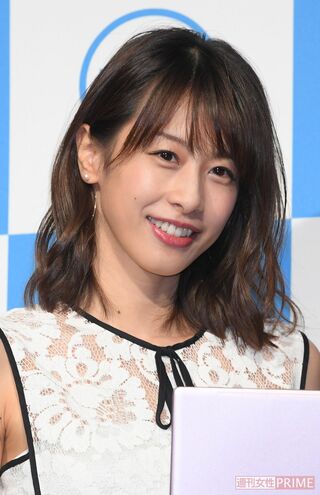 元フジテレビアナウンサーの加藤綾子