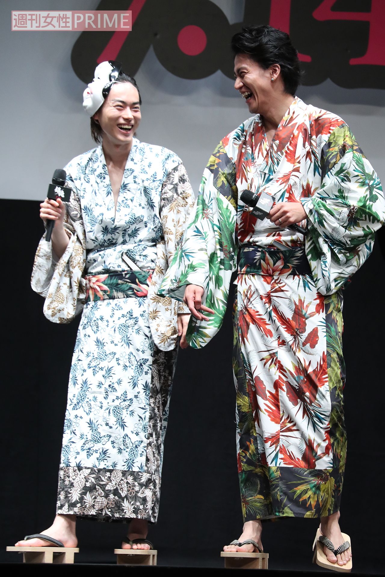 菅田将暉、小栗旬／'17年・映画『銀魂』ジャパンプレミアにて