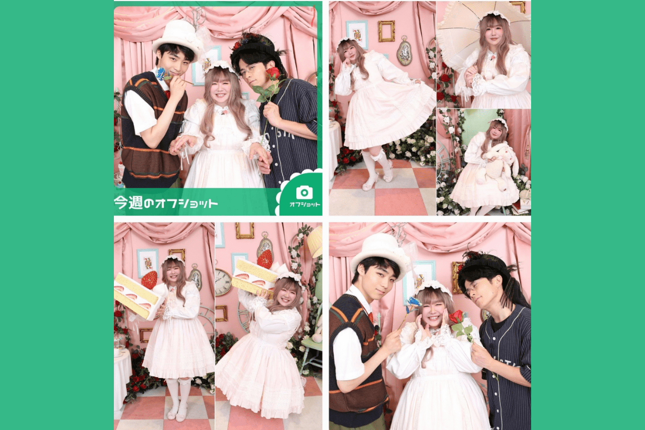 ロリータコスプレ衣装を披露するやす子（公式インスタグラムより）