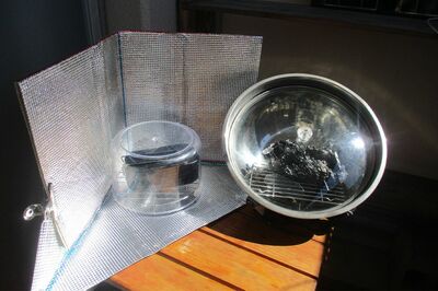 2.「ソーラークッカー」で電気・ガス代0円調理