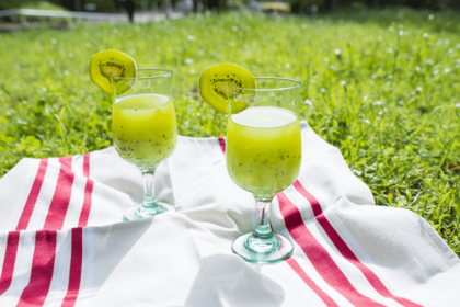 手もみキウイスムージー