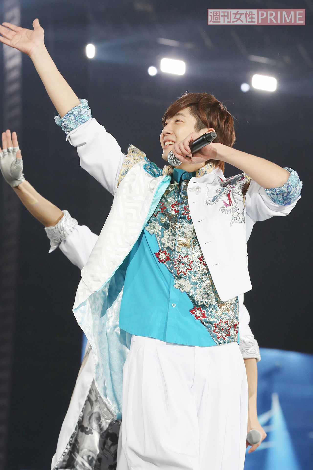 田村侑久(28)早くも目頭を熱くしていたタムタム。ボイメンきっての宣伝マンの思いが通じ、多くの観客を動員した