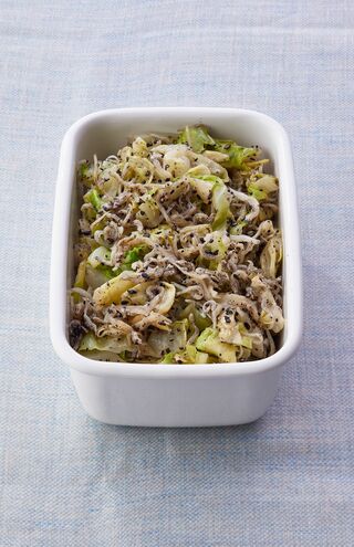 キャベツのじゃこごまあえ