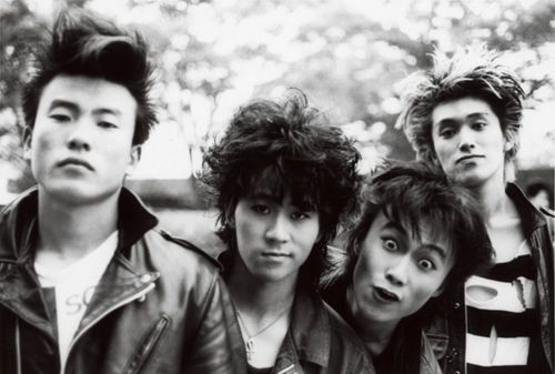 ホコ天時代の1枚。左から2人目の伊藤に代わり寺岡が加入