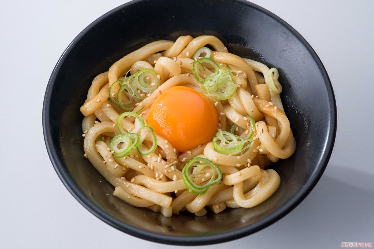 汁なし油そば風うどん　撮影/廣瀬靖士