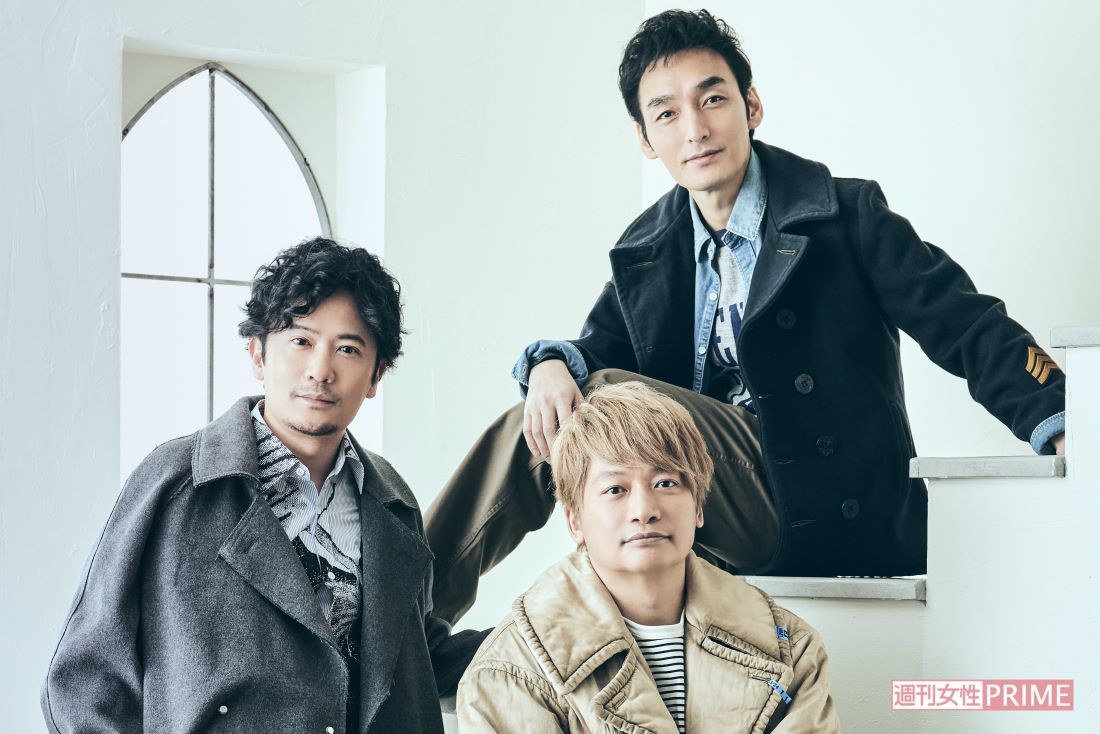 『新しい地図』の3人(左から稲垣吾郎、香取慎吾、草なぎ剛)　撮影/廣瀬靖士