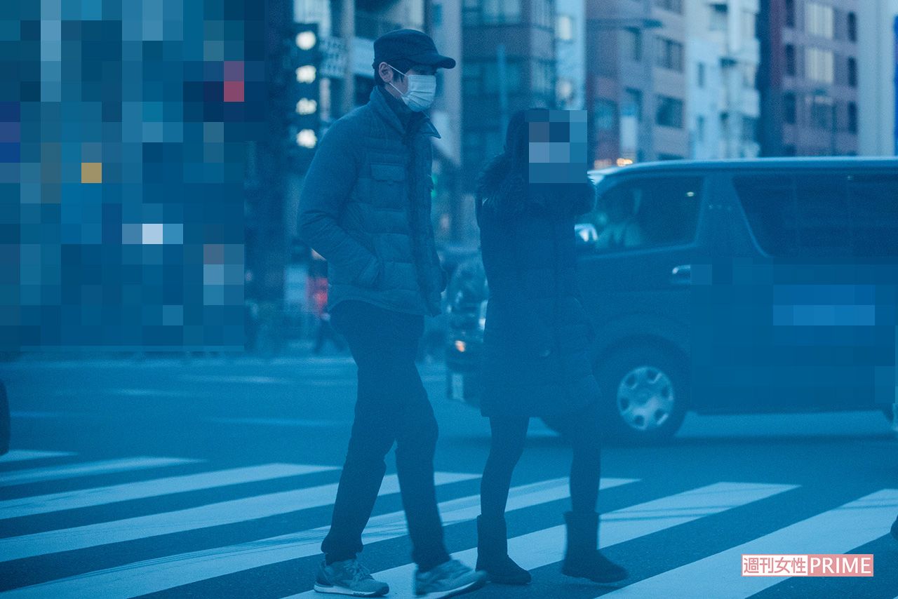 古川と女性のツーショット